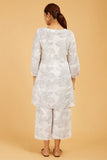 Classic Cord-set with Short Length Palazzo - Cyan India