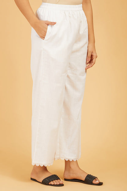 Classic Cotton Pants - Cyan India