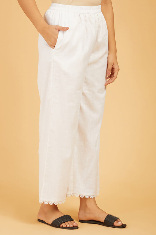 Classic Cotton Pants - Cyan India