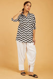 Classic White Dhoti Pants - Cyan India