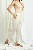 Cotton Linen Pants - Cyan India