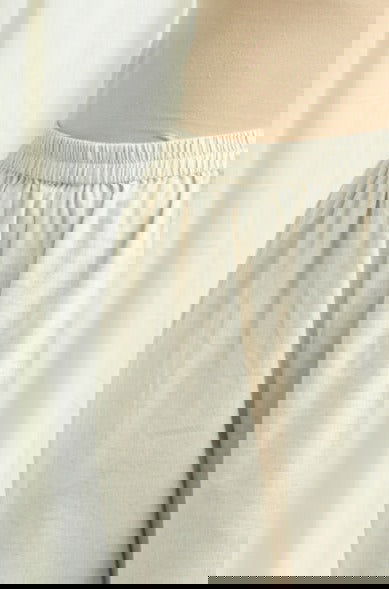 Cotton Linen Pants - Cyan India