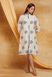 Hand Block Print Cotton Linen Midi