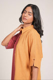 Raw Earthy Premium Cotton Comfort Kurta with Cotton Linen Palazzo
