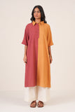 Raw Earthy Premium Cotton Comfort Kurta with Cotton Linen Palazzo