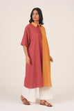 Raw Earthy Premium Cotton Comfort Kurta with Cotton Linen Palazzo