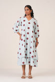 Evergreen Polka Dot Layered Dress