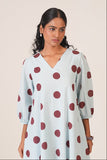 Evergreen Polka Dot Layered Dress