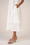 Fairy White Layered Dress
