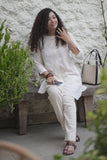 Premium Organic Cotton Safed Cord-Set