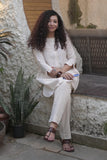 Premium Organic Cotton Safed Cord-Set