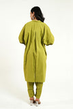 Green Comfort Fit Kurta - Cyan India