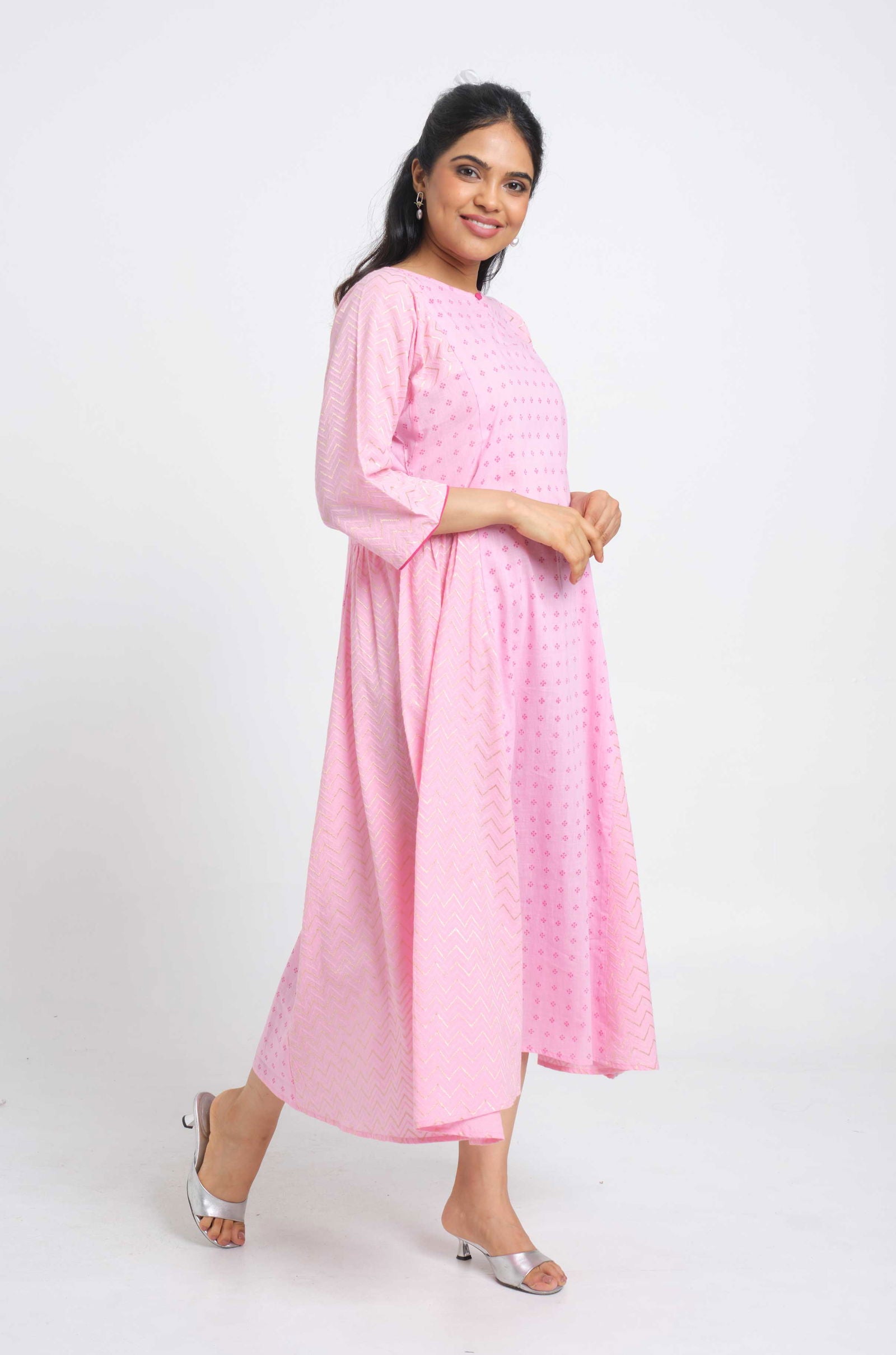Gulabi Mughal Dress - Cyan India
