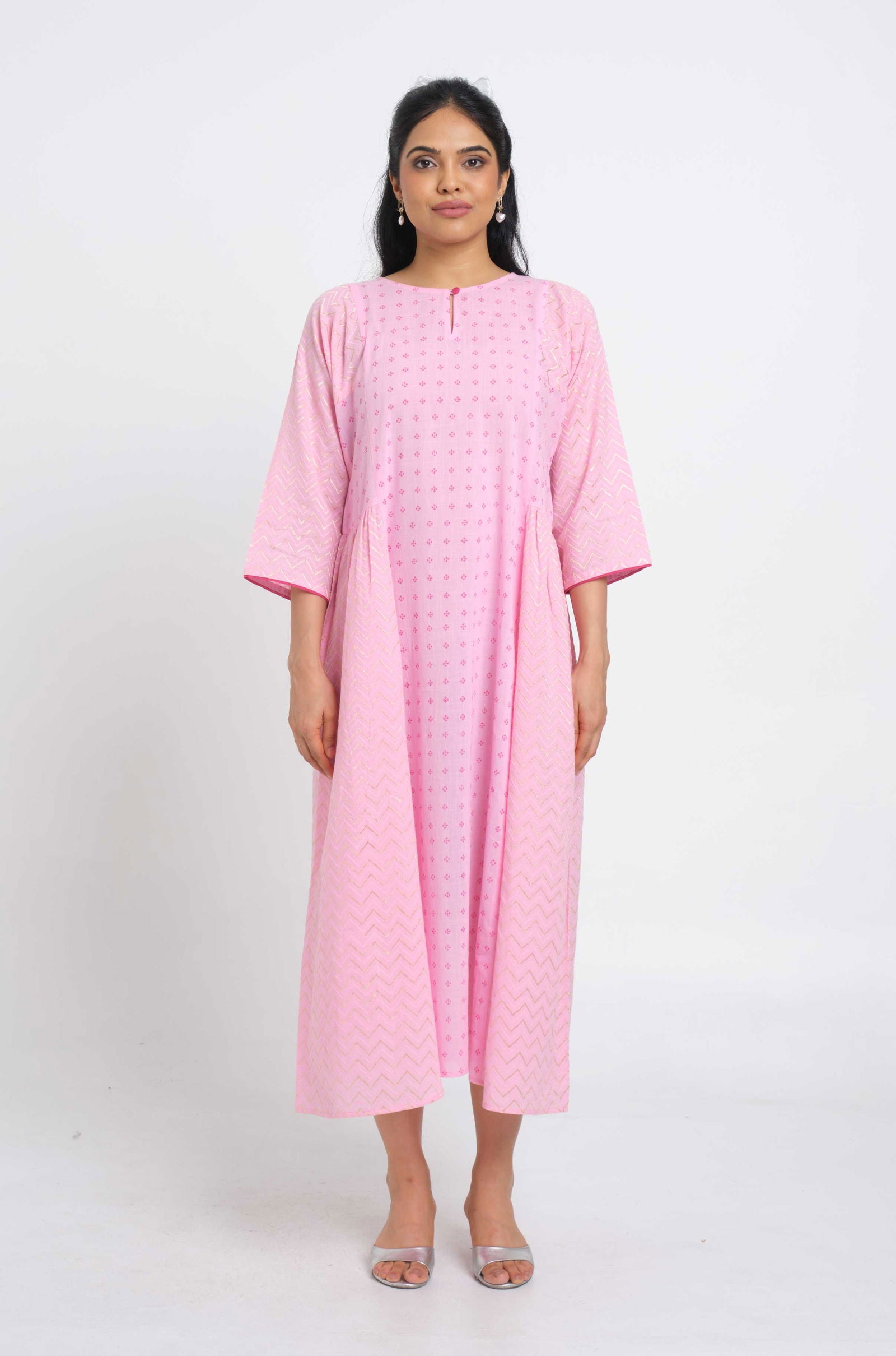 Gulabi Mughal Dress - Cyan India