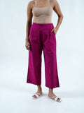 Handloom Cord Set with Rani Pants - Cyan India