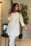 Premium Organic Cotton Safed Cord-Set