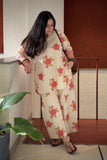 Summer Bloom Cotton-Linen Shirt Cord Set