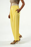 Lemon Yellow Modal Satin Set - Cyan India
