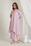 Lilac Checkered Cord-Set - Cyan India