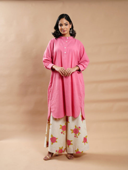 Peach kurta - Cyan India