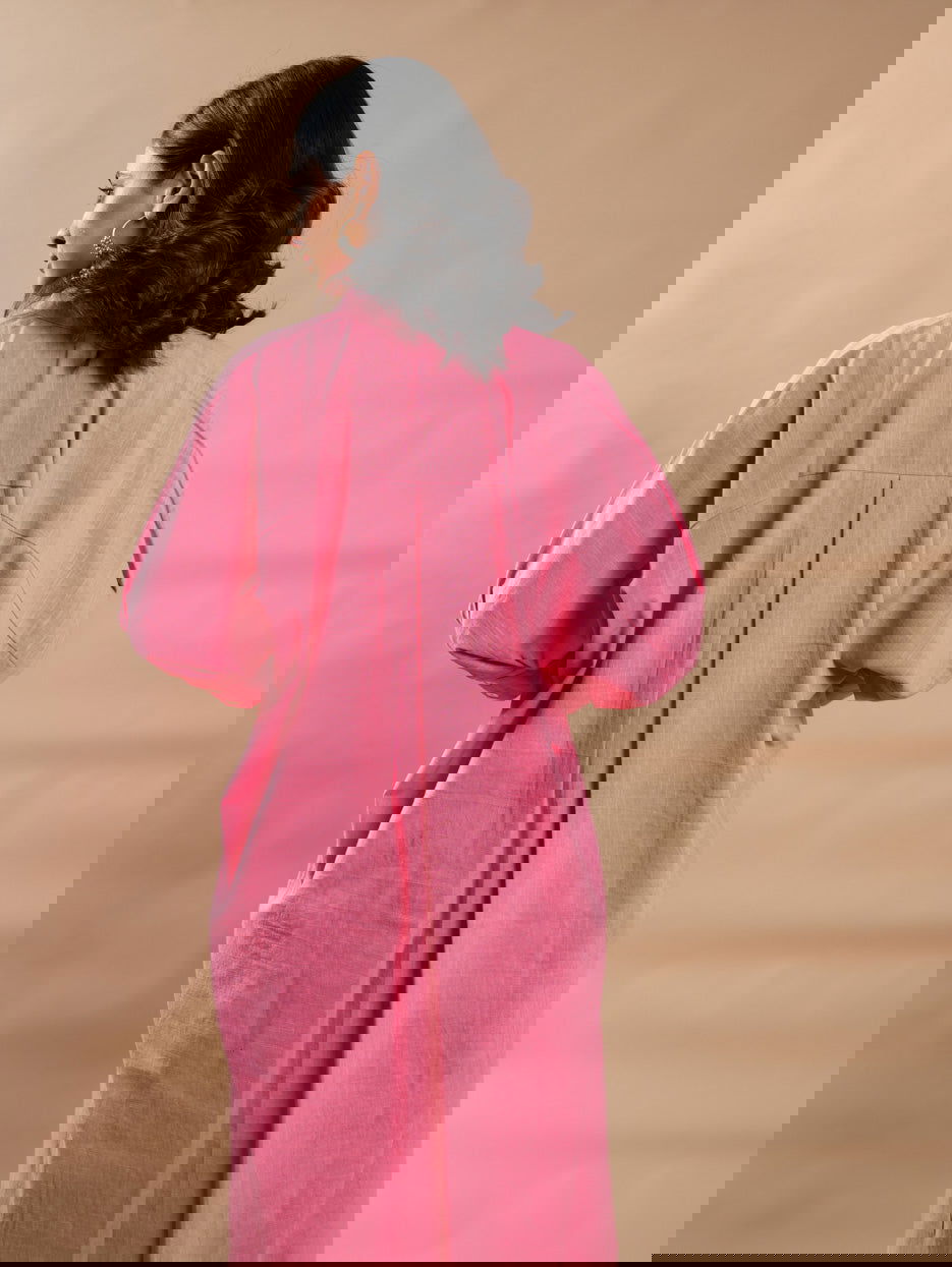 Peach kurta - Cyan India