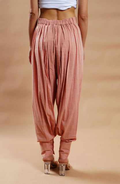Summer Bloom Dhoti Pants - Cyan India