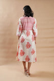 Summer Bloom Soft Cotton Dress - Cyan India