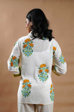 Summer Spruce Floral Shirt - Cyan India