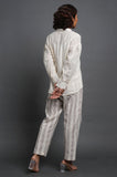 White Cotton Comfort Shirt - Cyan India